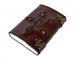 Ancient Five Stones Handmade Writing Journal Big Leather Notebook Dairy